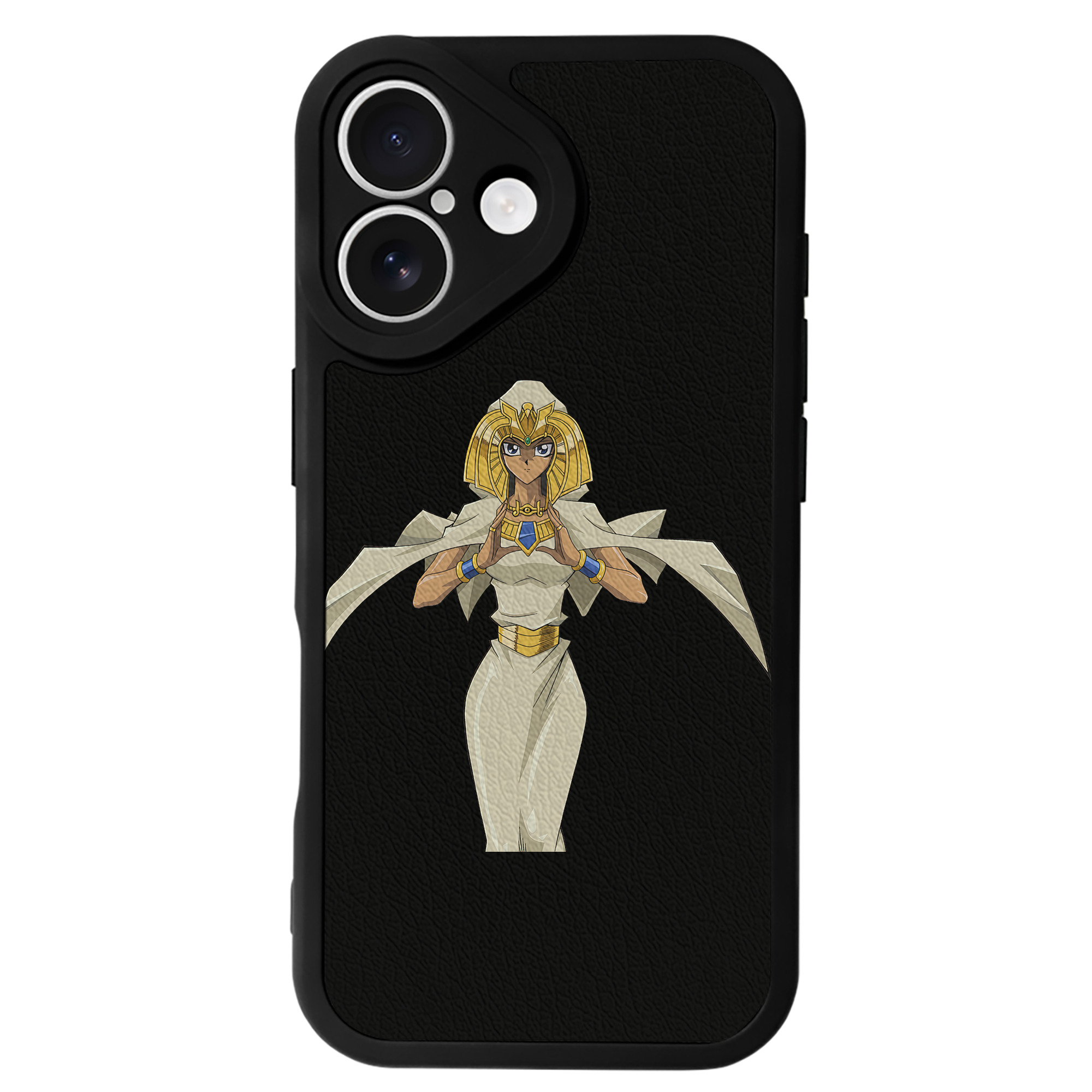 遊☆戯☆王 Yu-Gi-Oh! 【iPhone 16シリーズ対応】シリコンスマホケース（レザー調） 材質：シリコン